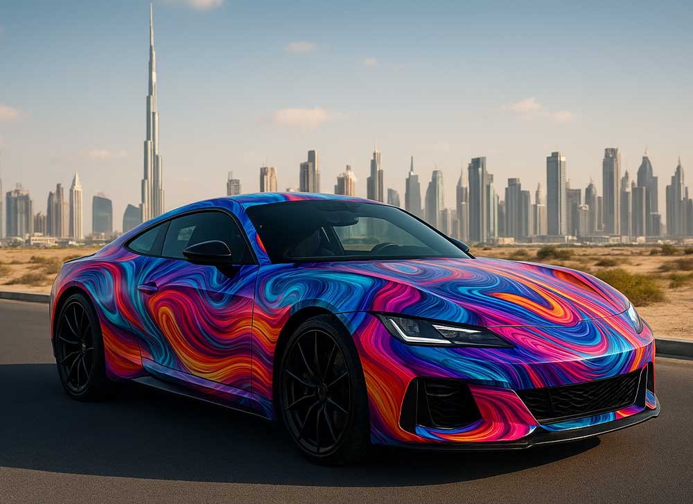 vehicle branding UAE