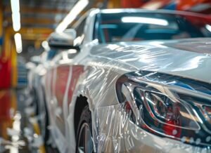 Professional self-healing PPF installation at Wrapsters Dubai