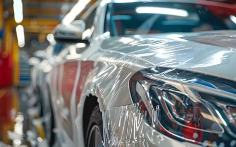 Professional self-healing PPF installation at Wrapsters Dubai