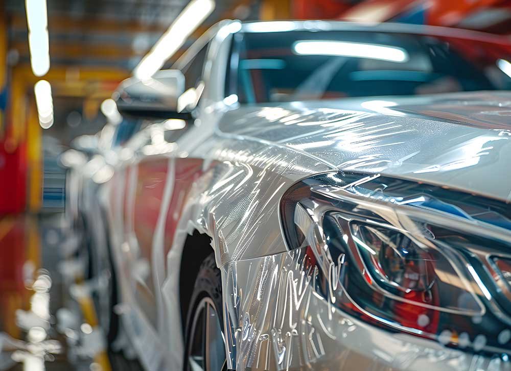 Professional self-healing PPF installation at Wrapsters Dubai