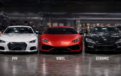 PPF vs vinyl wrap vs ceramic coating comparison for car protection in Dubai