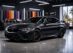 vinyl wrap lifespan in Dubai showing condition of wrapped cars