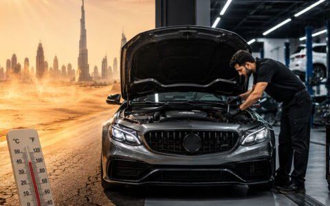 Extreme heat in Dubai affecting car engine and battery performance