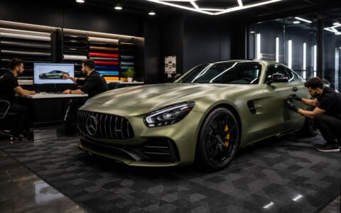 Comparison chart of minor vs major car service intervals and costs in Dubai