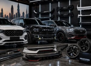 Body kits can significantly improve the appearance of Jetour, Geely, Changan and other Chinese cars when high-quality parts are professionally installed. In Dubai, many owners also combine body kits with vinyl wraps and Paint Protection Film (PPF) to improve durability and achieve a premium finish.